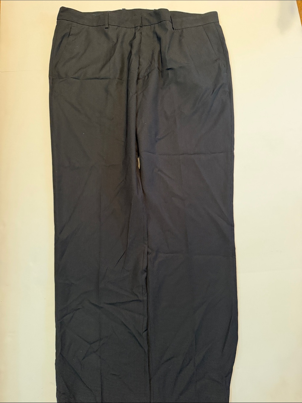 Perry Ellis Men's Classic Straight Dress Pants - Black 38/32